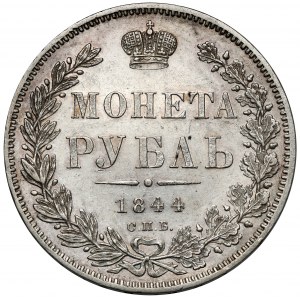 Russland, Nikolaus I., Rubel 1844, St. Petersburg