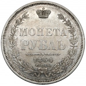 Russland, Nikolaus I., Rubel 1854, St. Petersburg