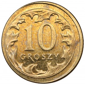 Destrukt 10 groszy 2021 - na KRĄŻKU 1 grosza