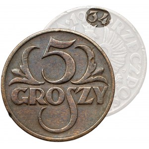 5 Groszy 1934 - selten