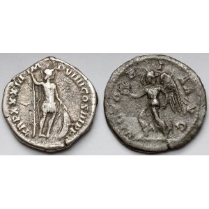 Marcus Aurelius a Alexander Severus, denáre - sada (2ks)