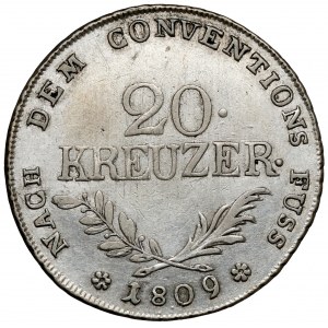 Österreich, Andreas Hofer, 20 Kreuzer 1809, Tirol