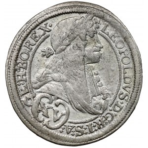 Rakúsko, Leopold I, 15 krajcars 1694, Graz
