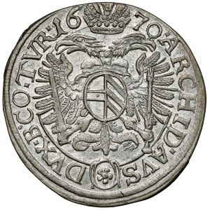 Austria, Leopold I, 3 kreuzer 1670, Vienna