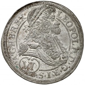 Rakúsko, Leopold I, 6 krajcars 1691, Viedeň