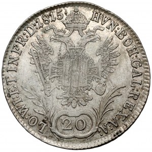 Austria, Francis I, 20 kreuzer 1815-A, Vienna