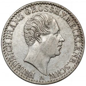 Mecklenburg-Schwerin, Friedrich Franz II, 1/6 thaler 1848-A