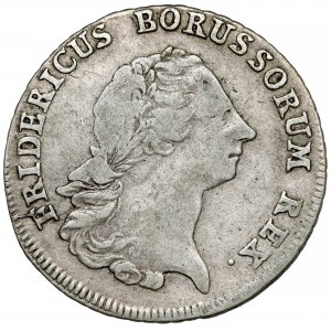 Prussia, Friedrich II, 1/4 thaler 1764-F