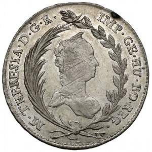 Rakúsko, Maria Theresa, 20 krajcars 1758, Viedeň
