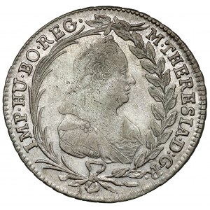 Rakúsko, Maria Theresa, 20 krajcars 1770, Viedeň