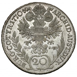 Austria, Maria Theresa, 20 kreuzer 1770, Vienna