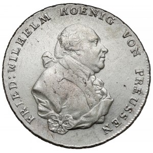 Sliezsko, Fridrich Viliam II, Thaler 1792-B Wroclaw