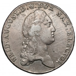 Sasko, Friedrich August III, Thaler 1782 IEC