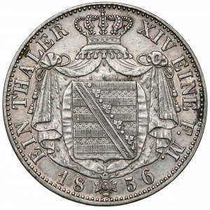 Saxony, Johann, Thaler 1856-F