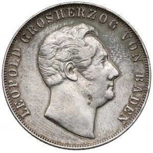Baden, Leopold I., 2 guldenov 1848