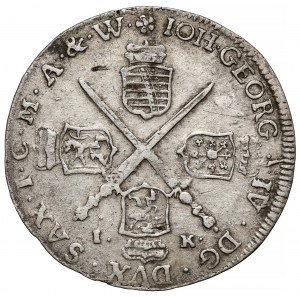 Sasko, Johann Georg IV, 1/12 thaler 1692 IK