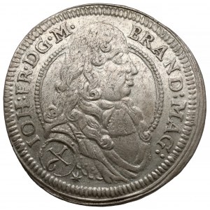 Brandenburg-Ansbach, Johann Friedrich, 1/6 thaler 1678