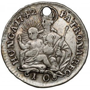 Ungarn, Maria Theresia, 10 Denare 1742