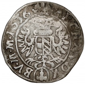 Rakúsko, Ferdinand II, 3 krajcars 1636, Praha