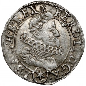 Rakúsko, Ferdinand II, 3 krajcars 1630, Kutná Hora