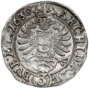 Rakúsko, Ferdinand II, 3 krajcars 1630, Kutná Hora