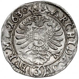 Austria, Ferdinand II, 3 kreuzer 1630, Kuttenberg
