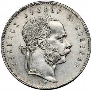 Węgry, Franciszek Józef I, Forint 1869 KB