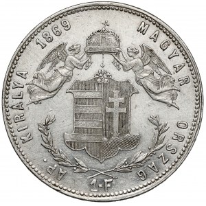 Hungary, Francis Joseph I, Forint 1869 KB