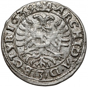 Rakúsko, Ferdinand III, 3 krajcars 1639, Viedeň