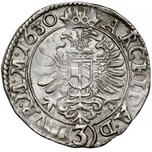 Rakúsko, Ferdinand II, 3 krajcars 1630, Kutná Hora