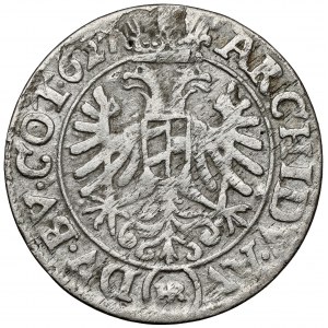 Slezsko, Ferdinand II, 3 krajcara 1627 HR, Wrocław