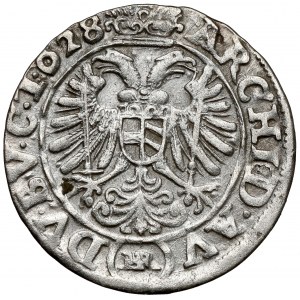 Slezsko, Ferdinand II, 3 krajcara 1628 HR, Wrocław