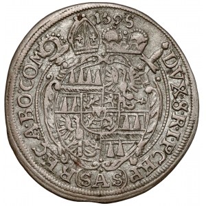 Austria, Karl II of Liechtenstein, 3 kreuzer 1695, Olomouc