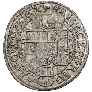 Österreich, Karl II. von Liechtenstein, 3 krajcars 1670, Olomouc