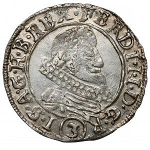 Rakúsko, Ferdinand II, 3 krajcars 1636, Praha