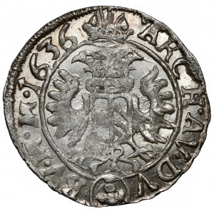 Austria, Ferdinand II, 3 kreuzer 1636, Prague