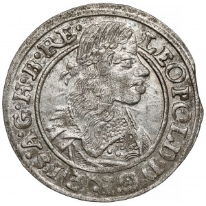 Slezsko, Leopold I, 3 krajcary 1665 SH, Wrocław