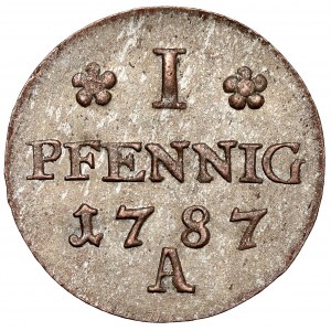 Prussia, Friedrich Wilhelm III, Pfennig 1787-A
