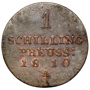Prussia, Friedrich Wilhelm III, Schilling 1810-A, Berlin