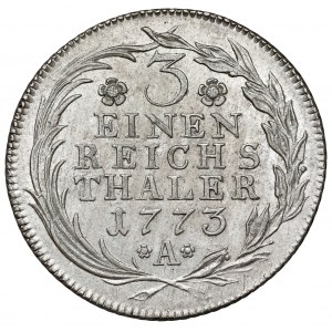 Prussia, Friedrich II, 1/3 thaler 1773-A