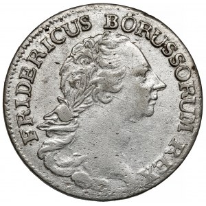 Prusko, Friedrich II, 1/6 toliarov 1765-A
