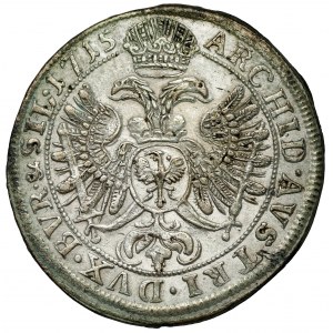 Slezsko, Karel VI, 6 krajcars 1715, Wrocław