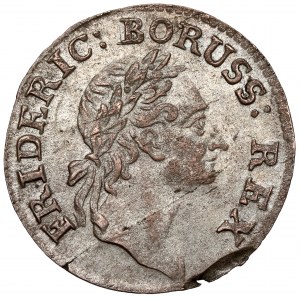 Sliezsko, Fridrich II Veľký, 2 sivé sklíčka 1772-B, Vroclav