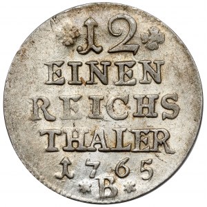 Schlesien, Friedrich II. der Große, 1/12 Taler 1765-B, Wrocław