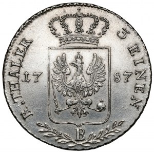 Sliezsko, Fridrich Viliam II., 1/3 toliarov 1787-B, Vroclav