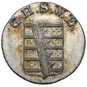 Saxony, Karl August, 1/24 thaler 1815