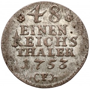 Preußen, Friedrich II., 1/48 Taler 1753-F