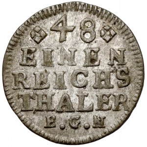 Prusko, Friedrich II, 1/48 tolaru 1747 EGN