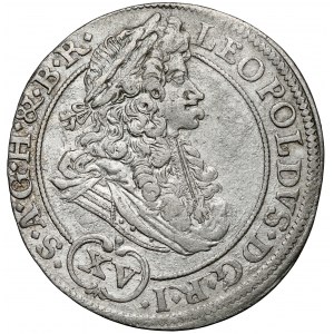 Slezsko, Leopold I., 15 krajcarů 1694 MMW, Wrocław