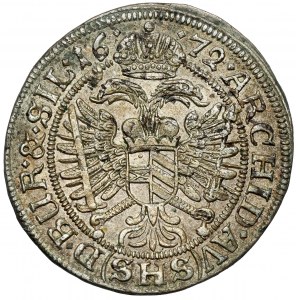 Śląsk, Leopold I, 6 krajcarów 1672 SHS, Wrocław